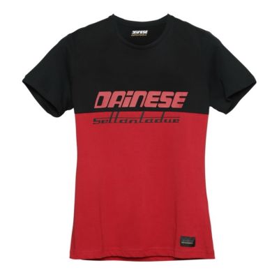 Dainese D72 DUNES LADY dámské triko červené/černé vel.XS